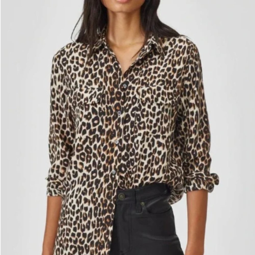 Equipment Animal Print Blouse